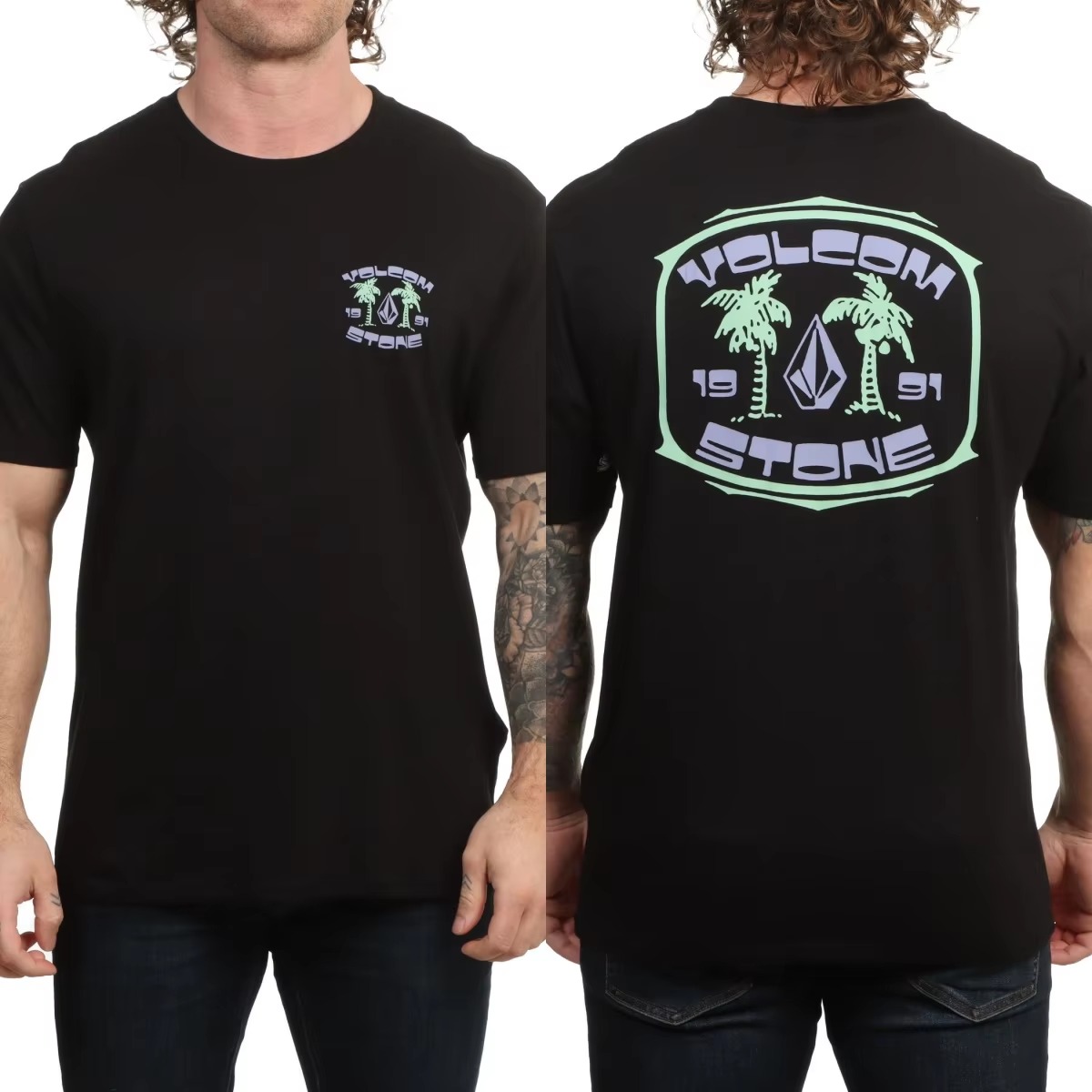 Angle Iron Palm Volcom Skatebo - Streetwear Brand Tees 评论和价格