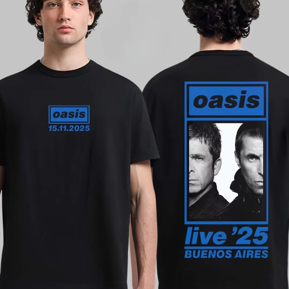 Hot Oasis Cotton Band T-shirt  - Streetwear Brand Vintage 评论和价格