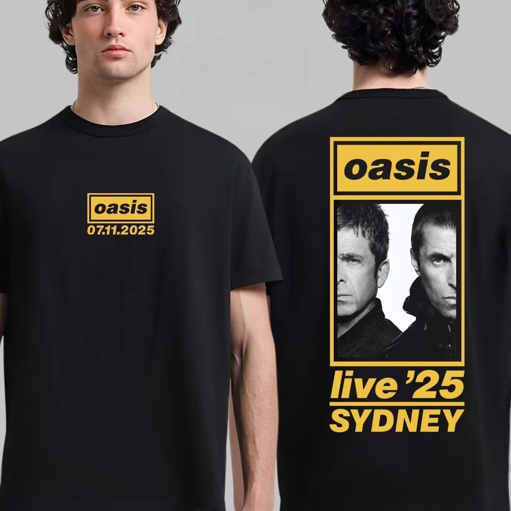Hot Oasis Cotton Band T-shirt  - Streetwear Brand Vintage 评论和价格